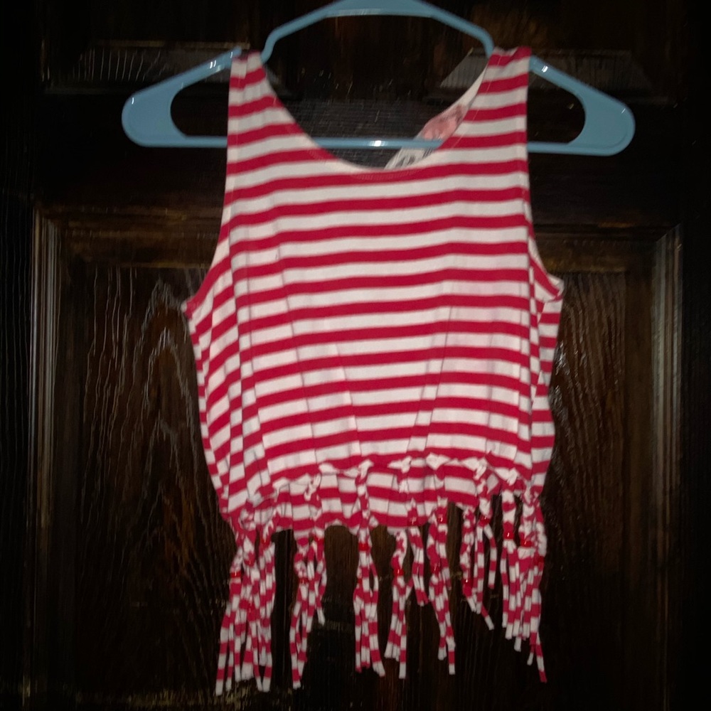 Crop fringe tank